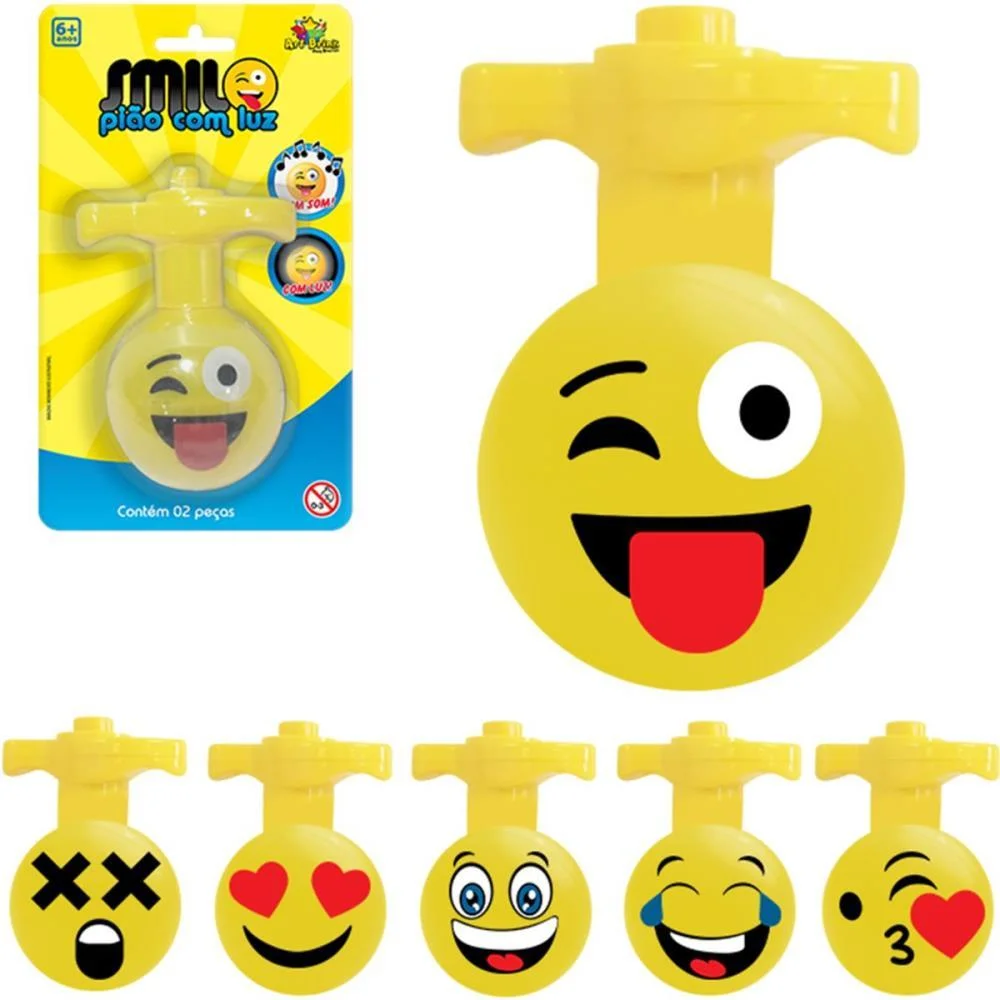 BRINQUEDO DIVERSO PIAO C/LUZ SMILE 6CM ART BRINK (UNIDADE) - imagem 2