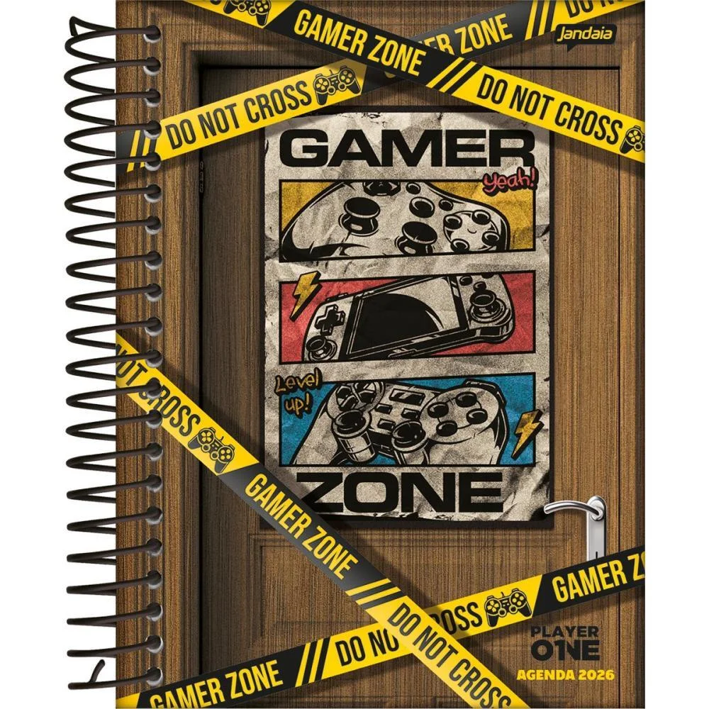 AGENDA 2026 PLAYER 1 ESP 176FS 133X178MM JANDAIA (PCT.C/04) - imagem 5