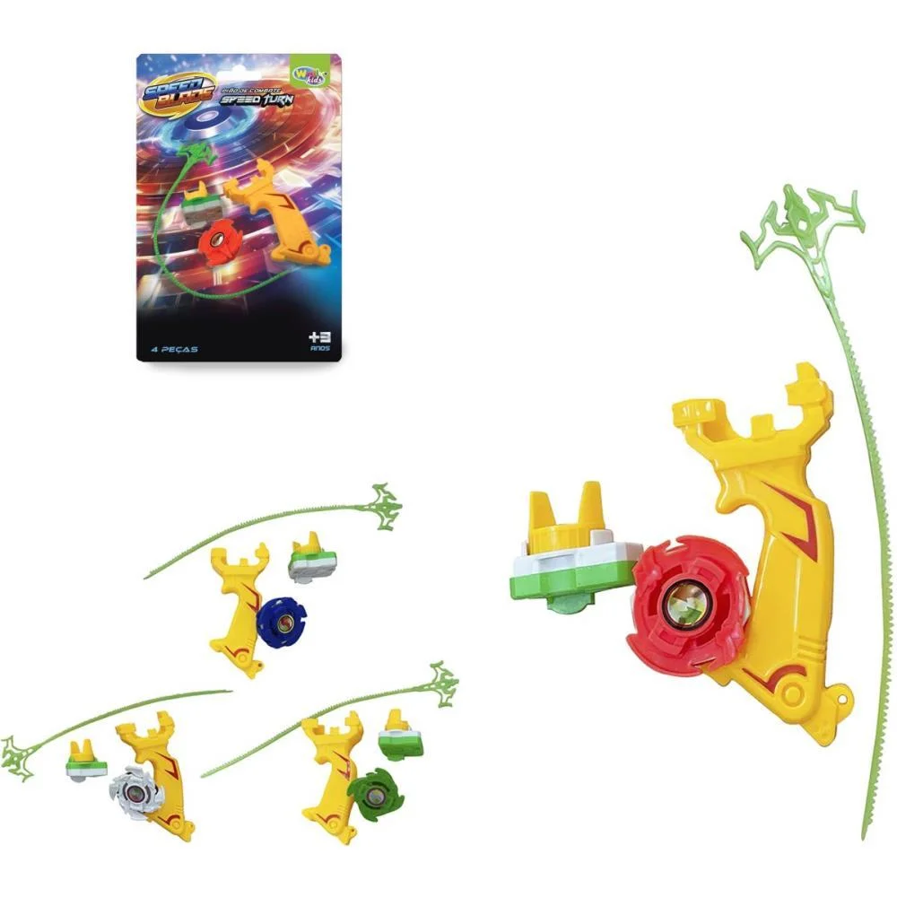 BRINQUEDO DIVERSO PIAO LANCADOR COMBATE TURN (S) WELLMIX (BLISTER) - imagem 3