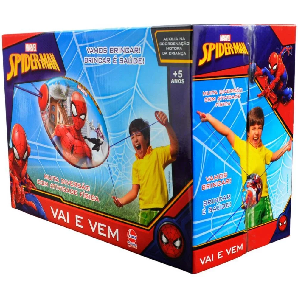 BRINQUEDO DIVERSO SPIDER-MAN VAI E VEM LIDER (UNIDADE) - imagem 2