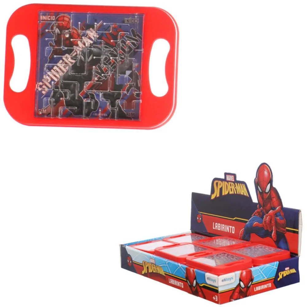 BRINQUEDO DIVERSO LABIRINTO SPIDER-MAN ETITOYS (DP.C/24) - imagem 4