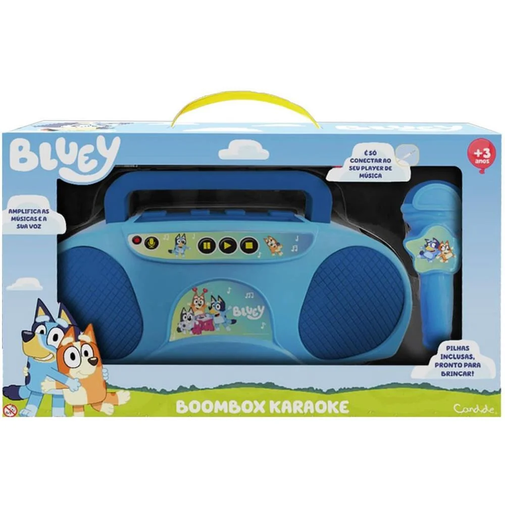 BRINQUEDO DIVERSO BLUEY BOOM BOX KARAOKE INF. CANDIDE (UNIDADE) - imagem 4