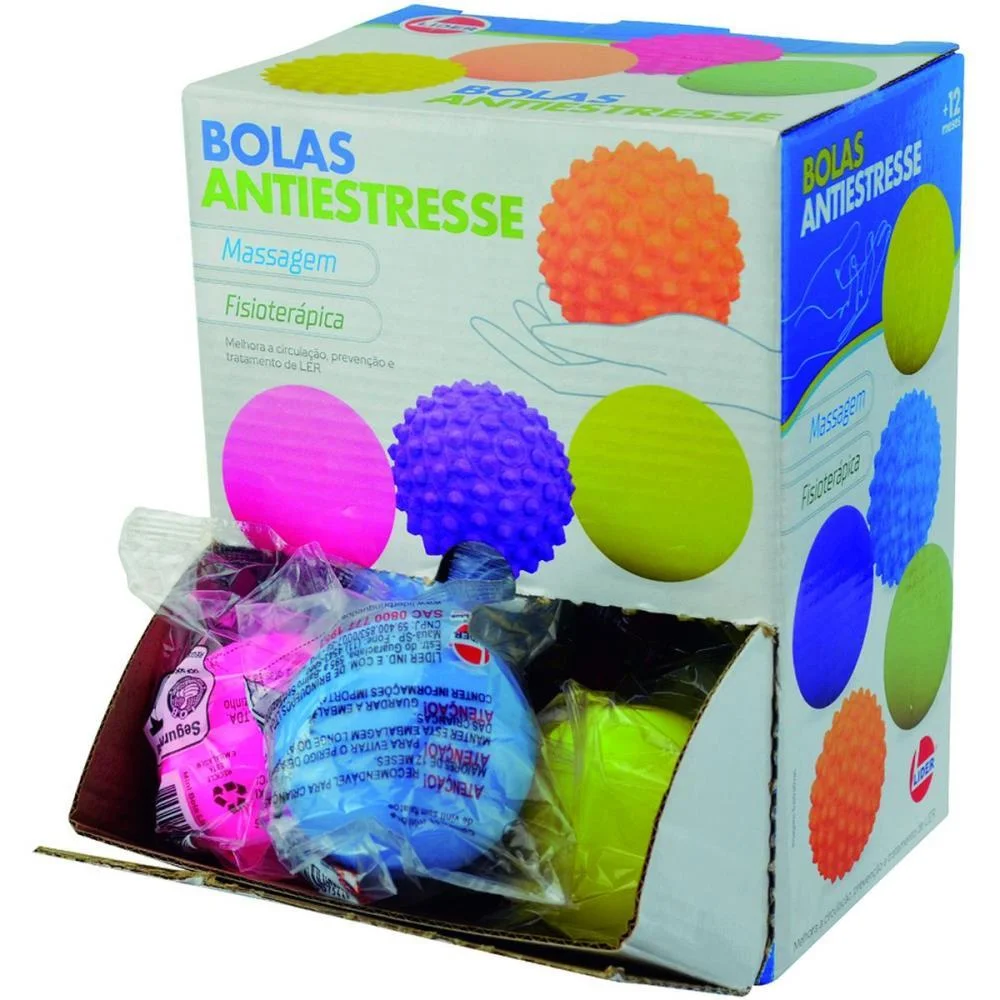 BRINQUEDO DIVERSO BOLA LISA PEQUENA DISPLAY LIDER (CX.C/12) - imagem 4