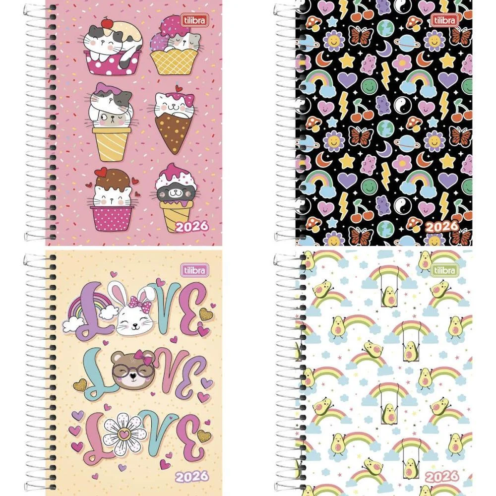 AGENDA 2026 SPICE FEM. CD ESP 160F 129X187 TILIBRA (PCT.C/04) - imagem 4