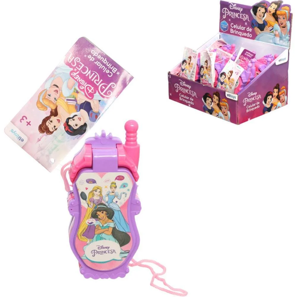 BRINQUEDO DIVERSO CELULAR INFANT FLIP PRINCESAS ETITOYS (DP.C/12) - imagem 3