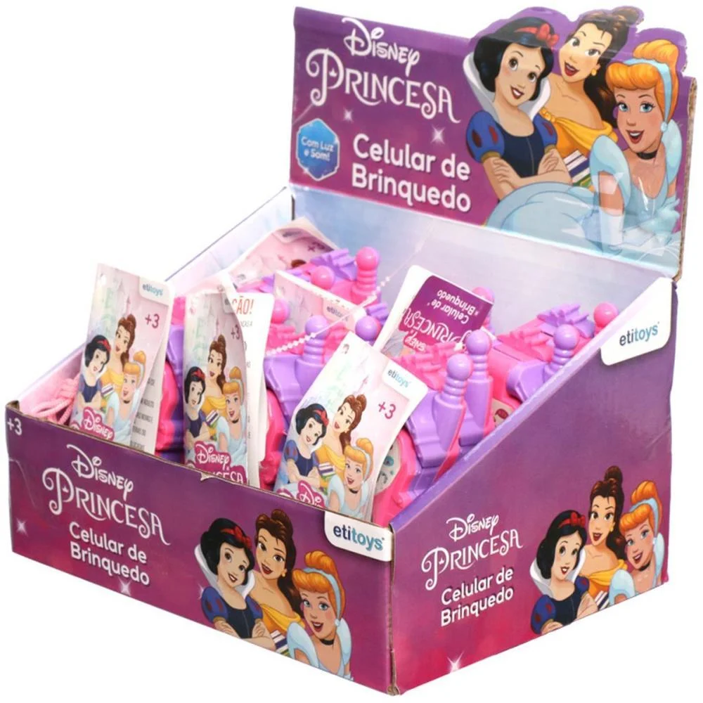 BRINQUEDO DIVERSO CELULAR INFANT FLIP PRINCESAS ETITOYS (DP.C/12) - imagem 4