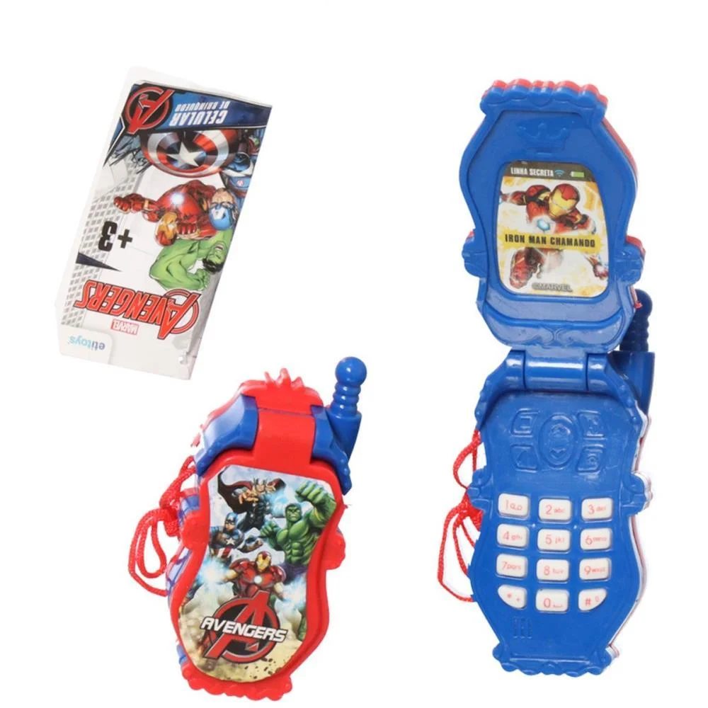 BRINQUEDO DIVERSO CELULAR INF. FLIP AVENGERS ETITOYS (DP.C/12) - imagem 2
