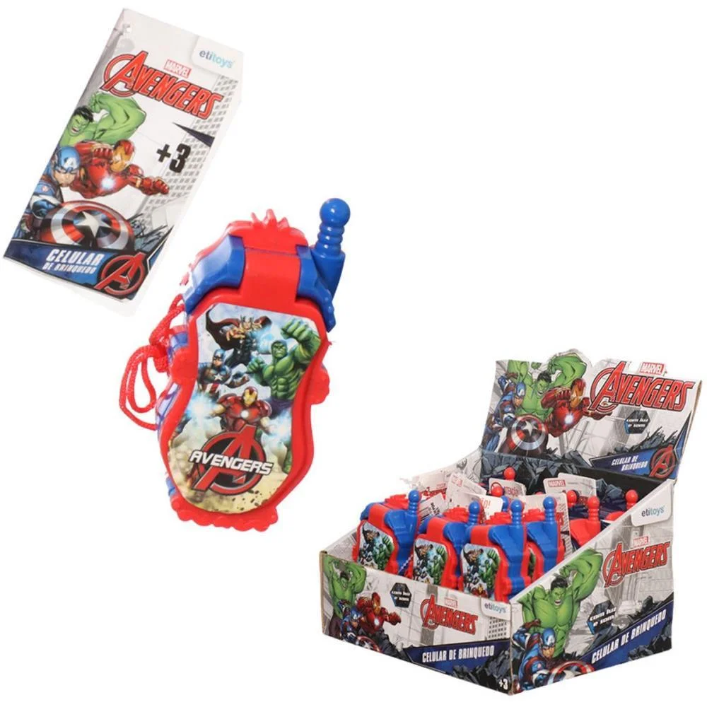BRINQUEDO DIVERSO CELULAR INF. FLIP AVENGERS ETITOYS (DP.C/12) - imagem 4