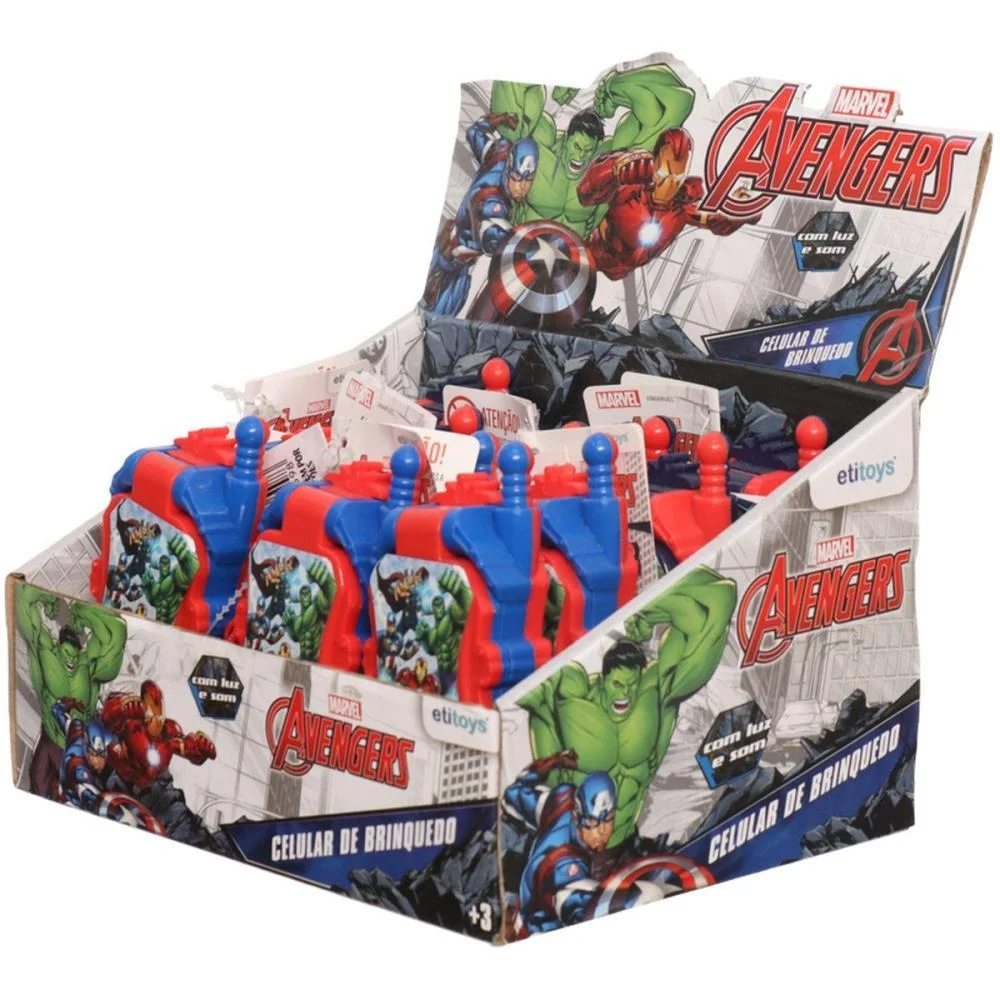 BRINQUEDO DIVERSO CELULAR INF. FLIP AVENGERS ETITOYS (DP.C/12) - imagem 5