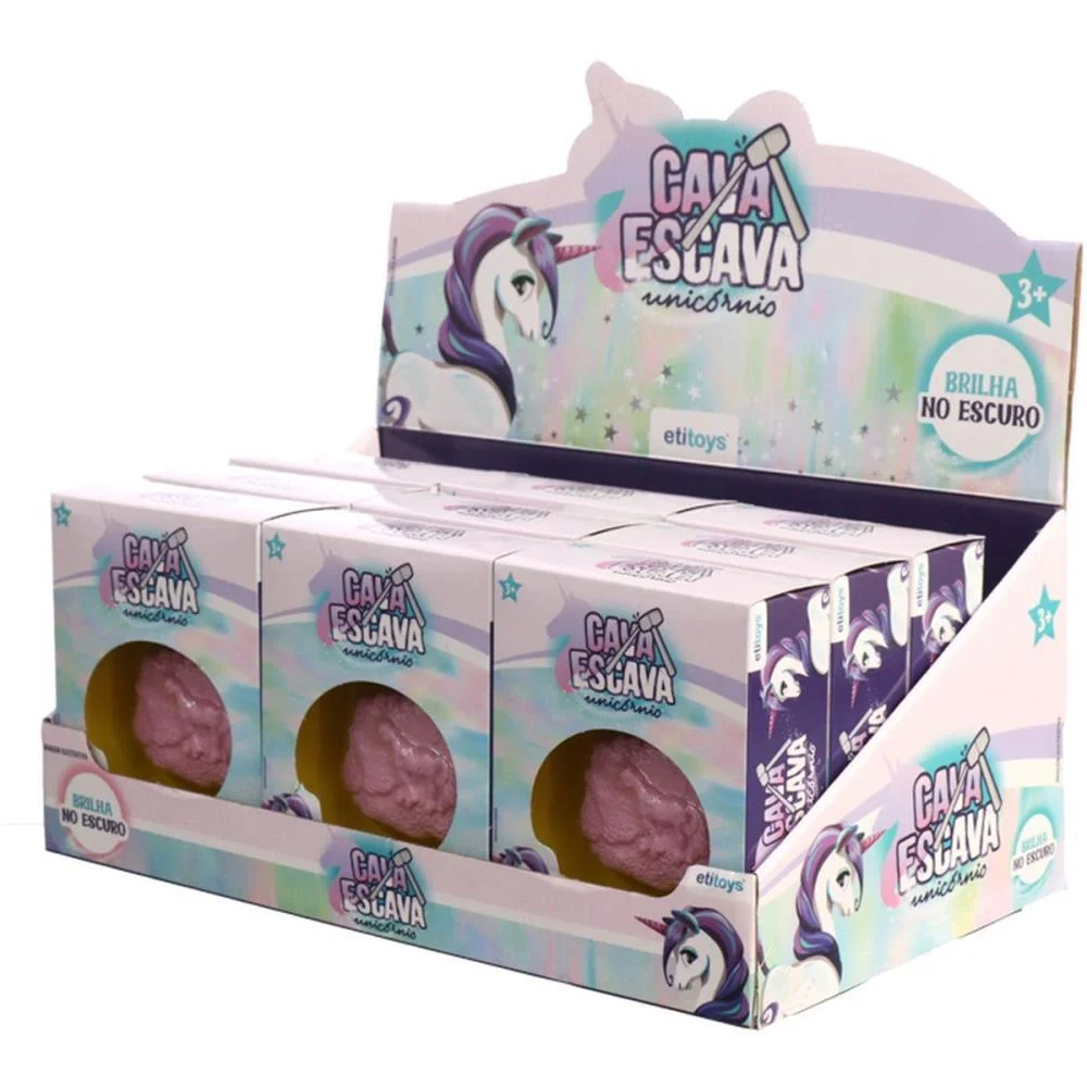 BRINQUEDO DIVERSO CAVA ESCAVA UNICORNIOS ETITOYS (DP.C/12) - imagem 5