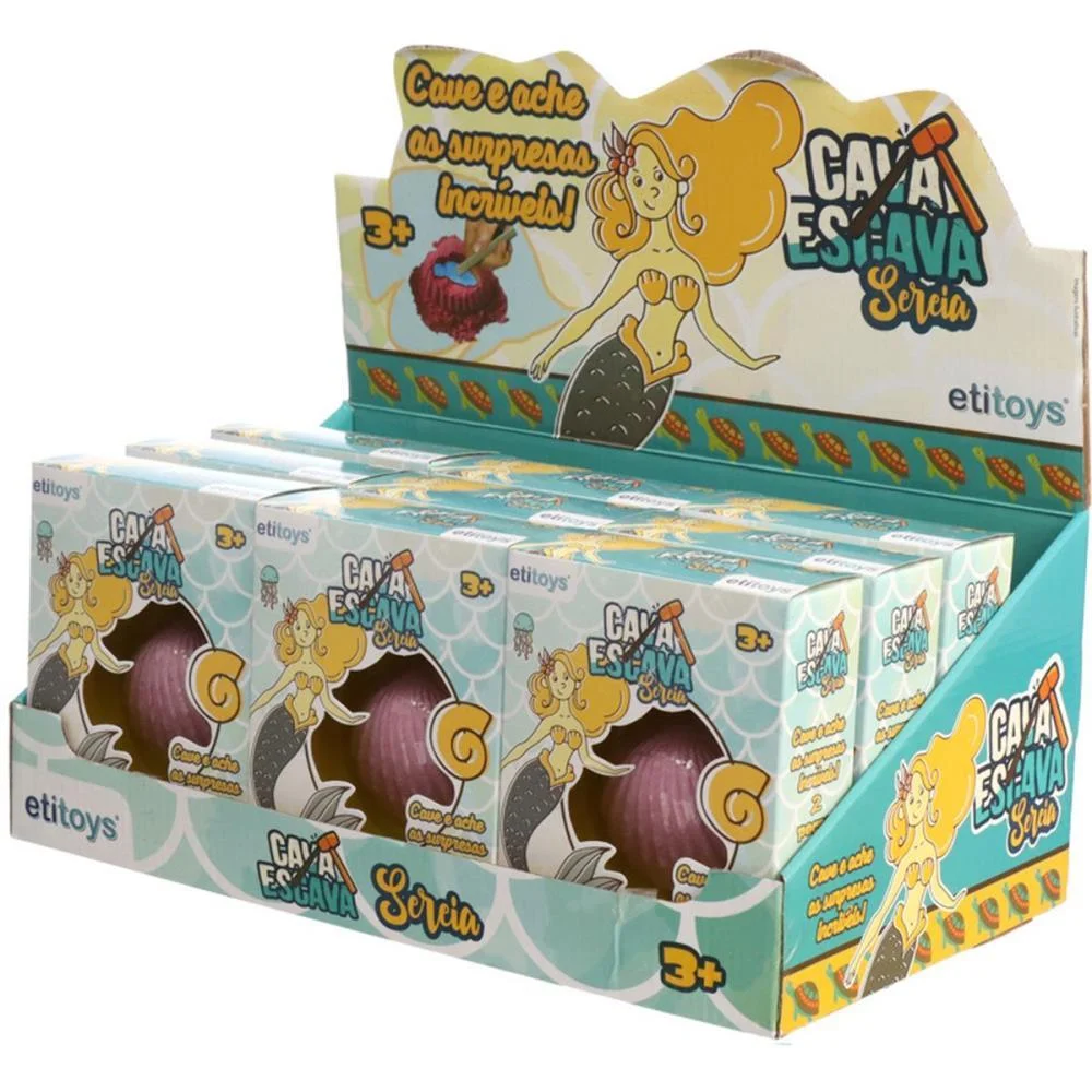 BRINQUEDO DIVERSO CAVA ESCAVA SEREIAS ETITOYS (DP.C/12) - imagem 5