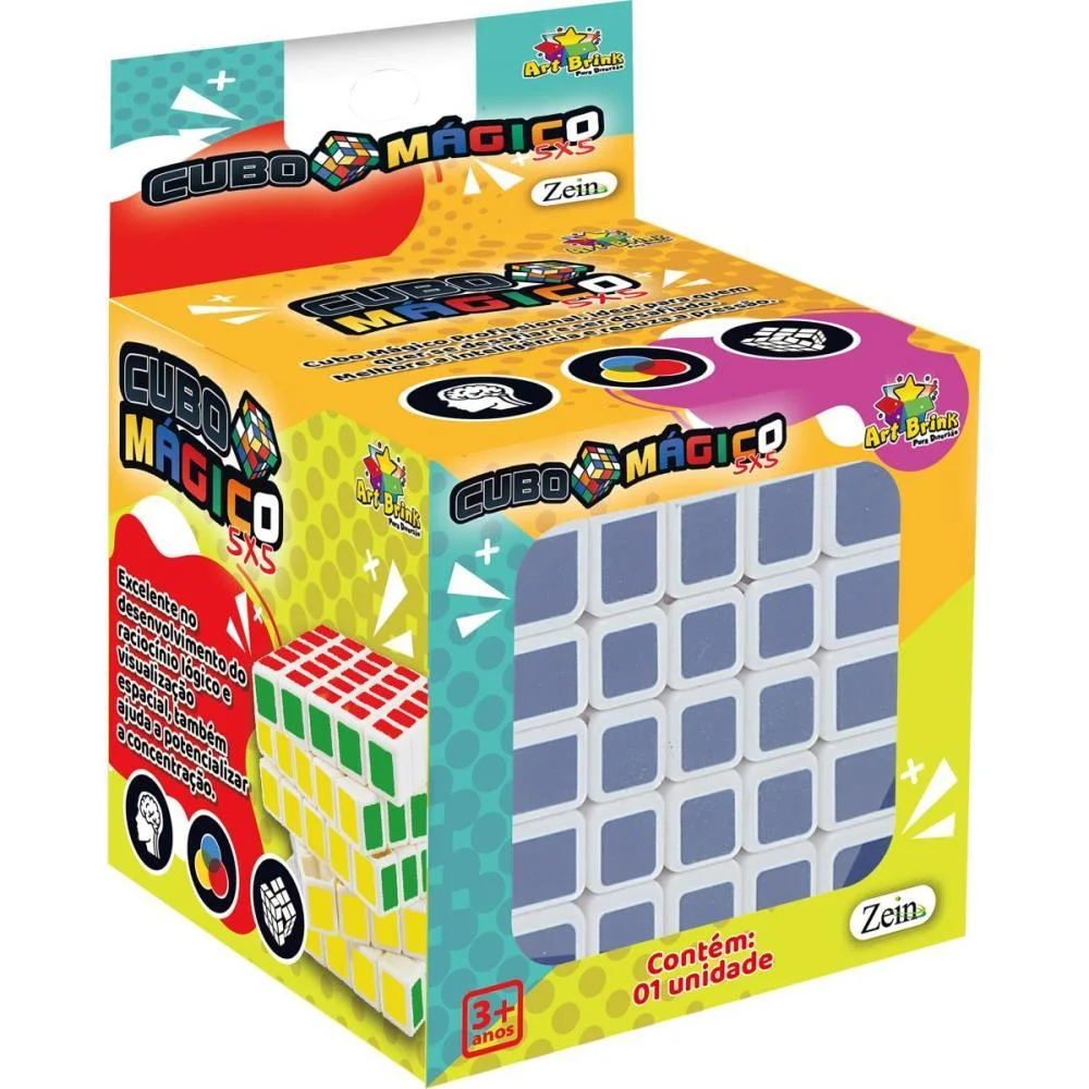 CUBO MAGICO HARD 5X5 ART BRINK (UNIDADE) - imagem 4