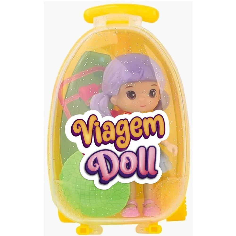 BONECA VIAGEM DOLL 9CM C/CHEIRINHO (S POLIBRINQ (DP.C/16) - imagem 7