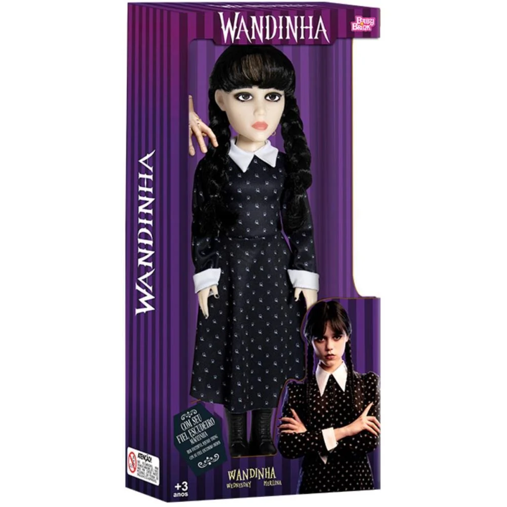 BONECA WANDINHA 45CM BABY BRINK (UNIDADE) - imagem 4
