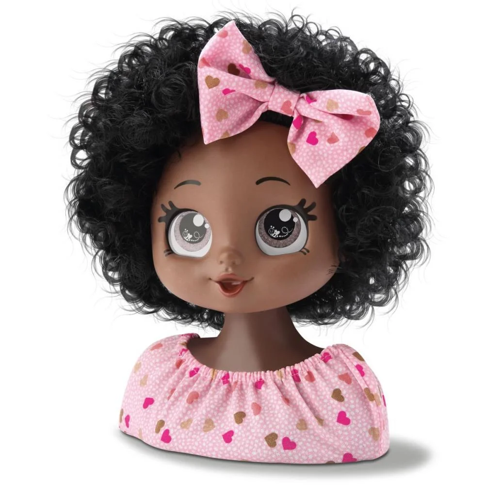 BONECA STYLE HAIR NEGRA 21CM C/ACESSO BEE TOYS (UNIDADE) - imagem 4
