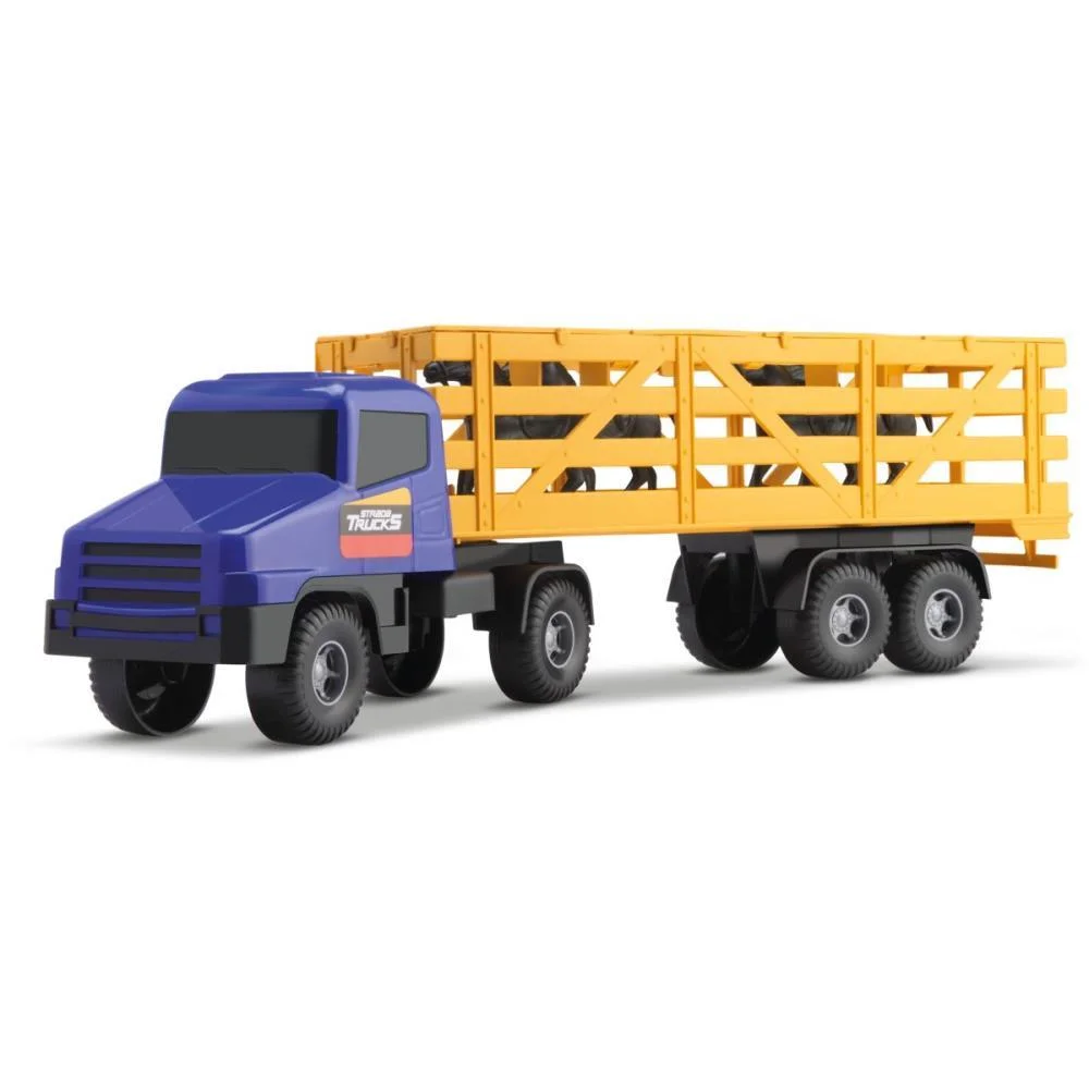 CAMINHAO HORSE STRADA C/CAVALOS SILMAR BRINQUEDOS (UNIDADE) - imagem 4