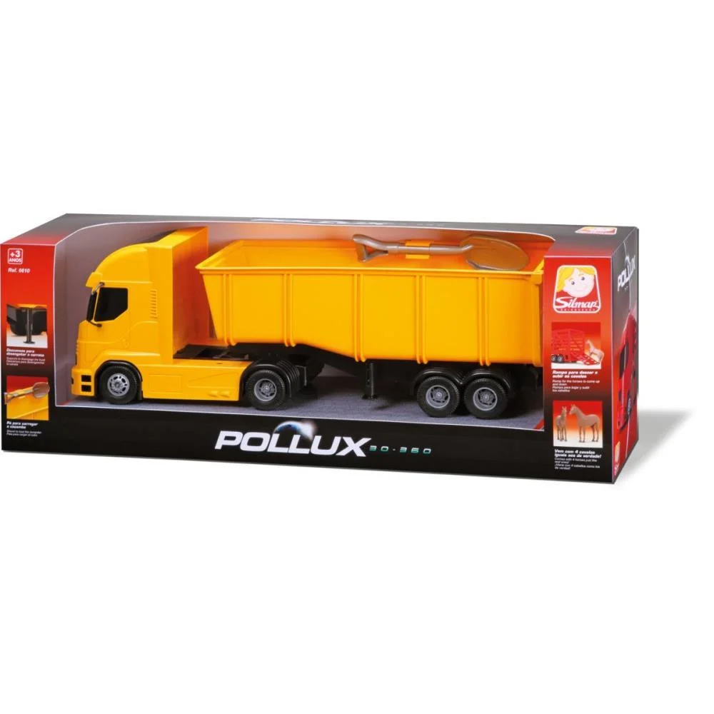 CAMINHAO POLLUX 30-360 BASCULANTE C/PA SILMAR BRINQUEDOS (UNIDADE) - imagem 4
