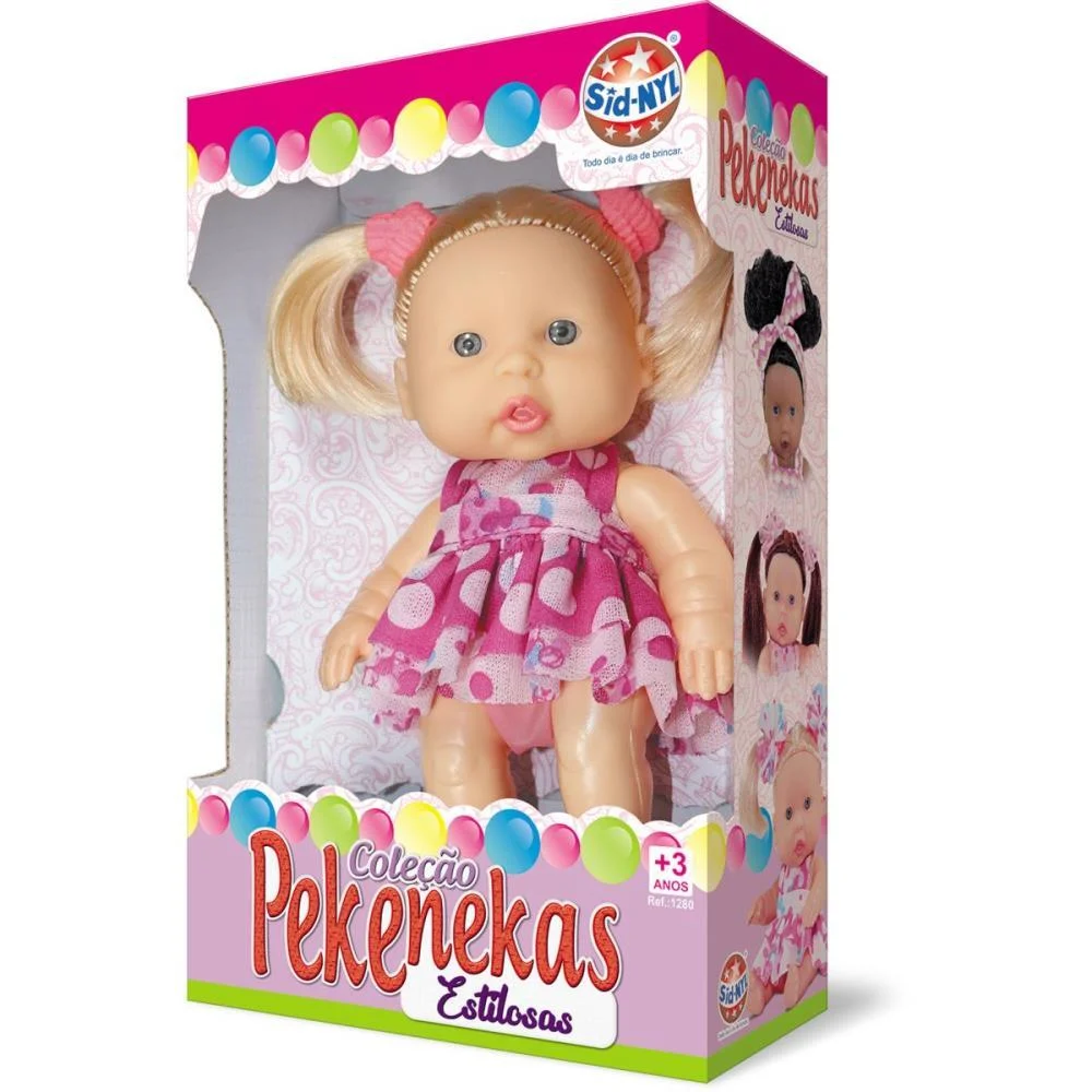 BONECA PEKENEKAS ESTILOSAS 18,5 SORT. SID-NYL (UNIDADE) - imagem 4