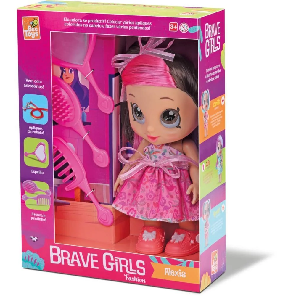 BONECA BRAVE GIRLS ALEXIS FASHION BEE TOYS (UNIDADE) - imagem 4