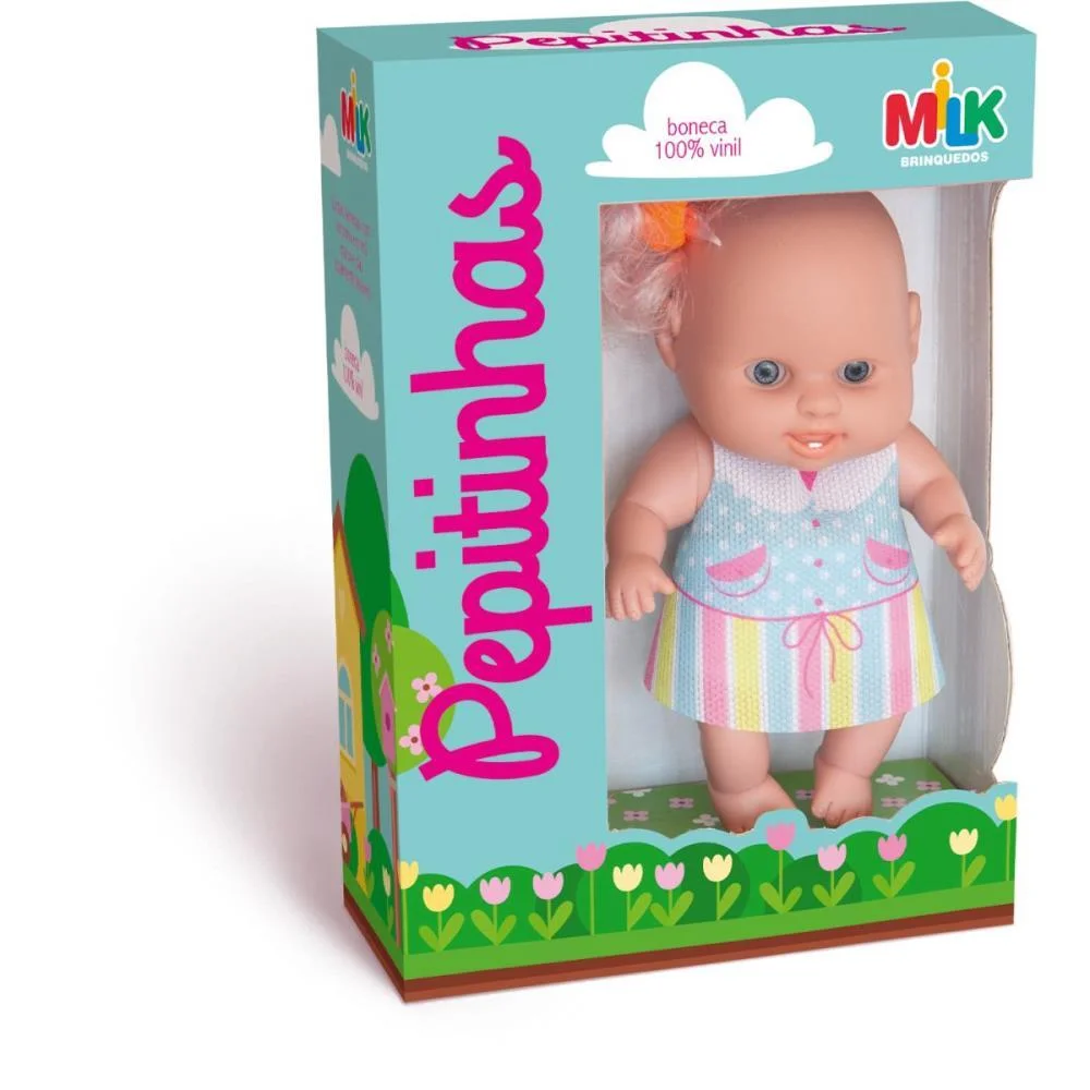 BONECA PEPITINHA VINIL 15CM MILK (UNIDADE) - imagem 3
