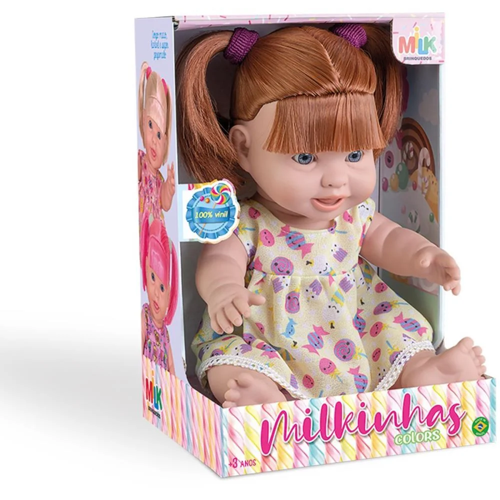 BONECA MILKINHA COLORS 33CM (S) MILK (UNIDADE) - imagem 2