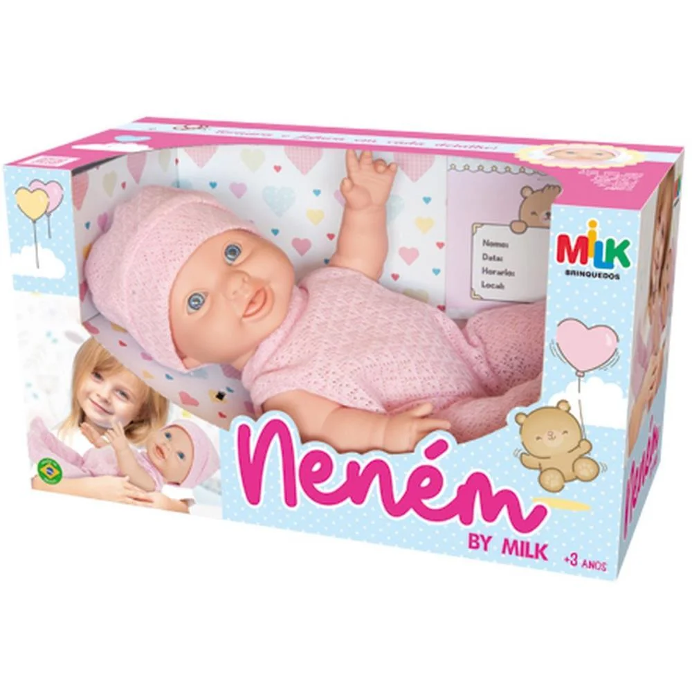 BONECA NENEM BY MILK 33CM MILK (UNIDADE) - imagem 2