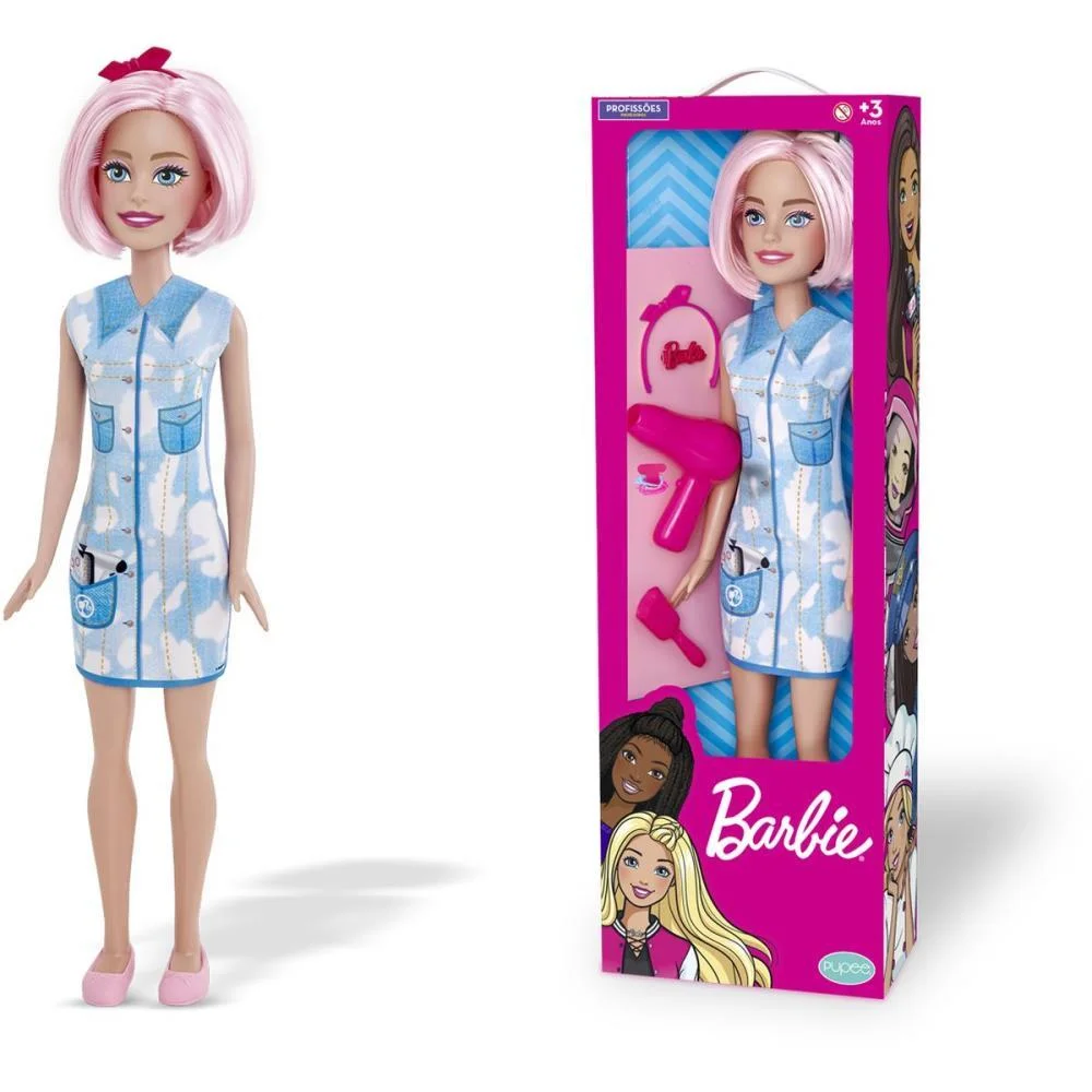BONECA BARBIE LARGE DOLL HAIR PUPEE BRINQUEDOS (UNIDADE) - imagem 4