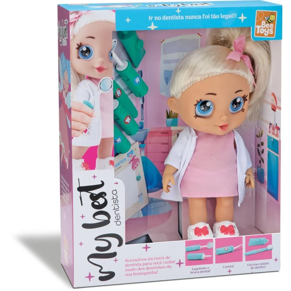 BONECA MY BEST DENTISTA C/ACESSORIOS BEE TOYS (UNIDADE) - imagem 8