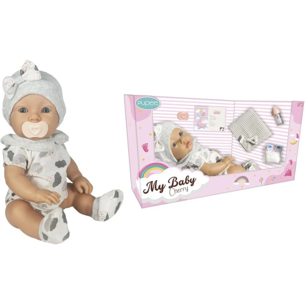 BONECA MY BABY CHERRY CUIDADOS PUPEE BRINQUEDOS (UNIDADE) - imagem 4