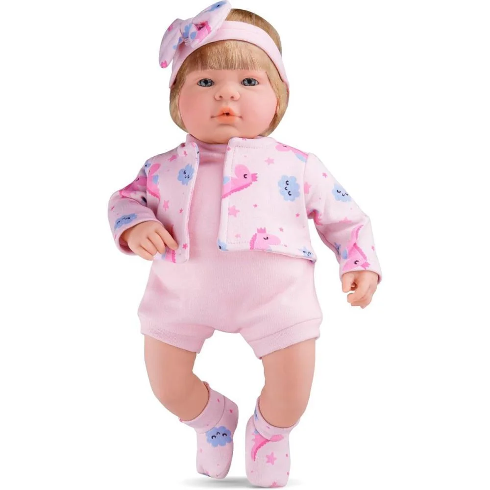 BONECA BEBE REAL COM CABELO (S) ROMA (UNIDADE) - imagem 4