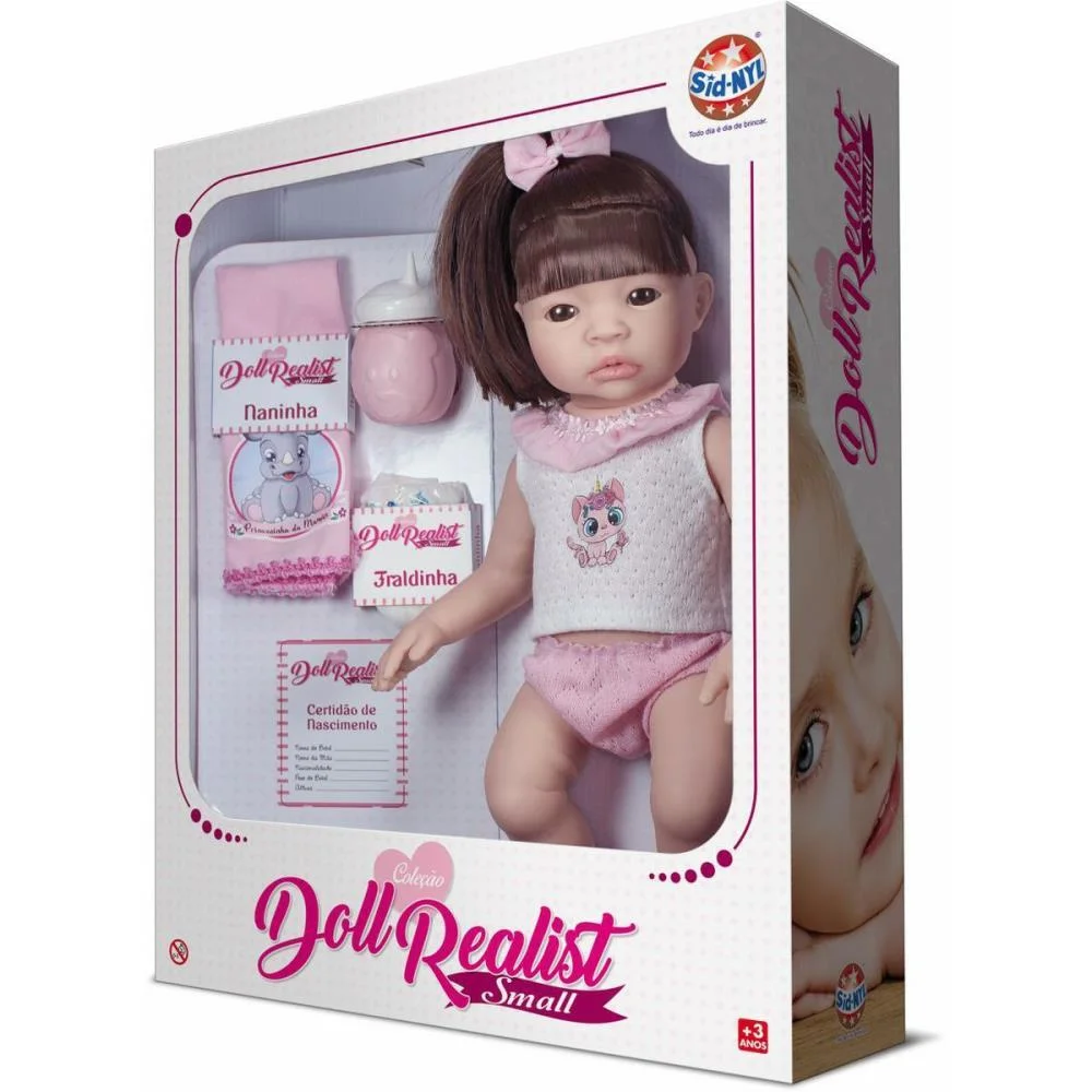 BONECA REALIST SMALL CAB. CAST 37,5CM SID-NYL (UNIDADE) - imagem 5