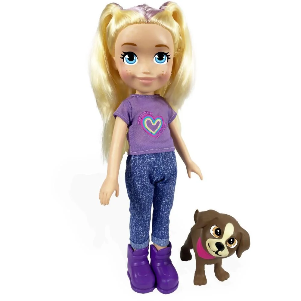 BONECA POLLY CUIDANDO DO SEU PET PUPEE BRINQUEDOS (UNIDADE) - imagem 2