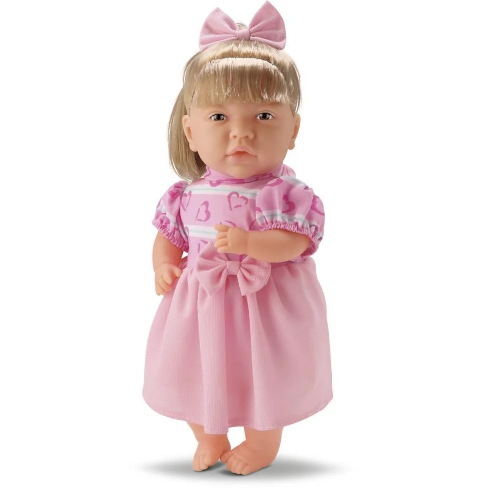 BONECA COM MECANISMO DUDA FALA FRASES 38CM (S) BEE TOYS (UNIDADE) - imagem 3