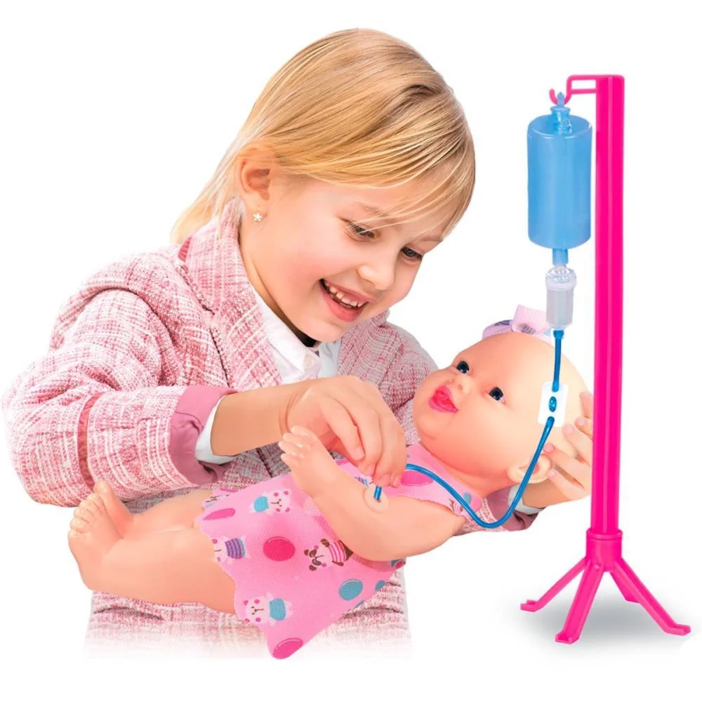 BONECA COM MECANISMO PINGO DE AMOR SORINHO FAZ XIXI SID-NYL (UNIDADE) - imagem 3