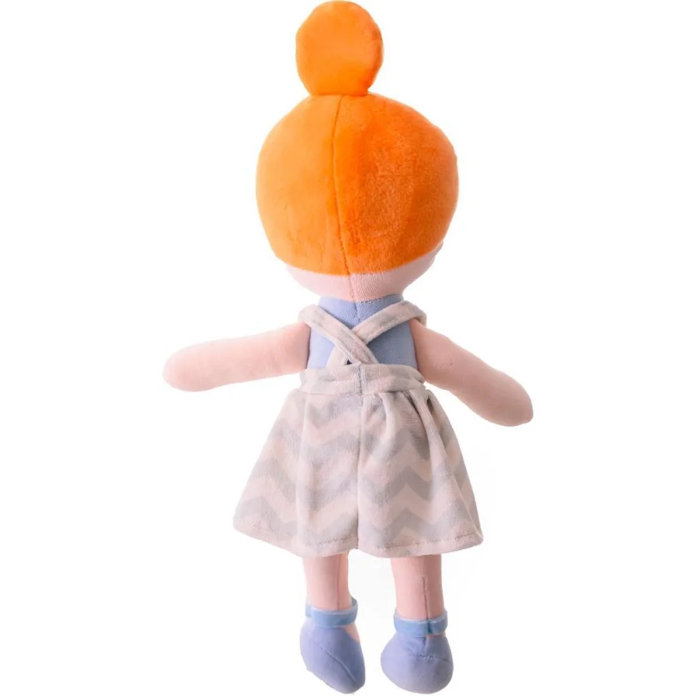 BONECA DE PELUCIA MARI RUIVA 35CM ZIP (UNIDADE) - imagem 3