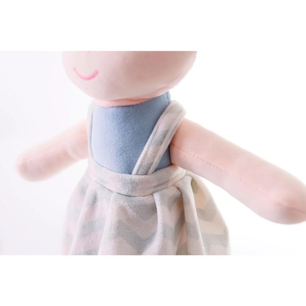 BONECA DE PELUCIA MARI RUIVA 35CM ZIP (UNIDADE) - imagem 7