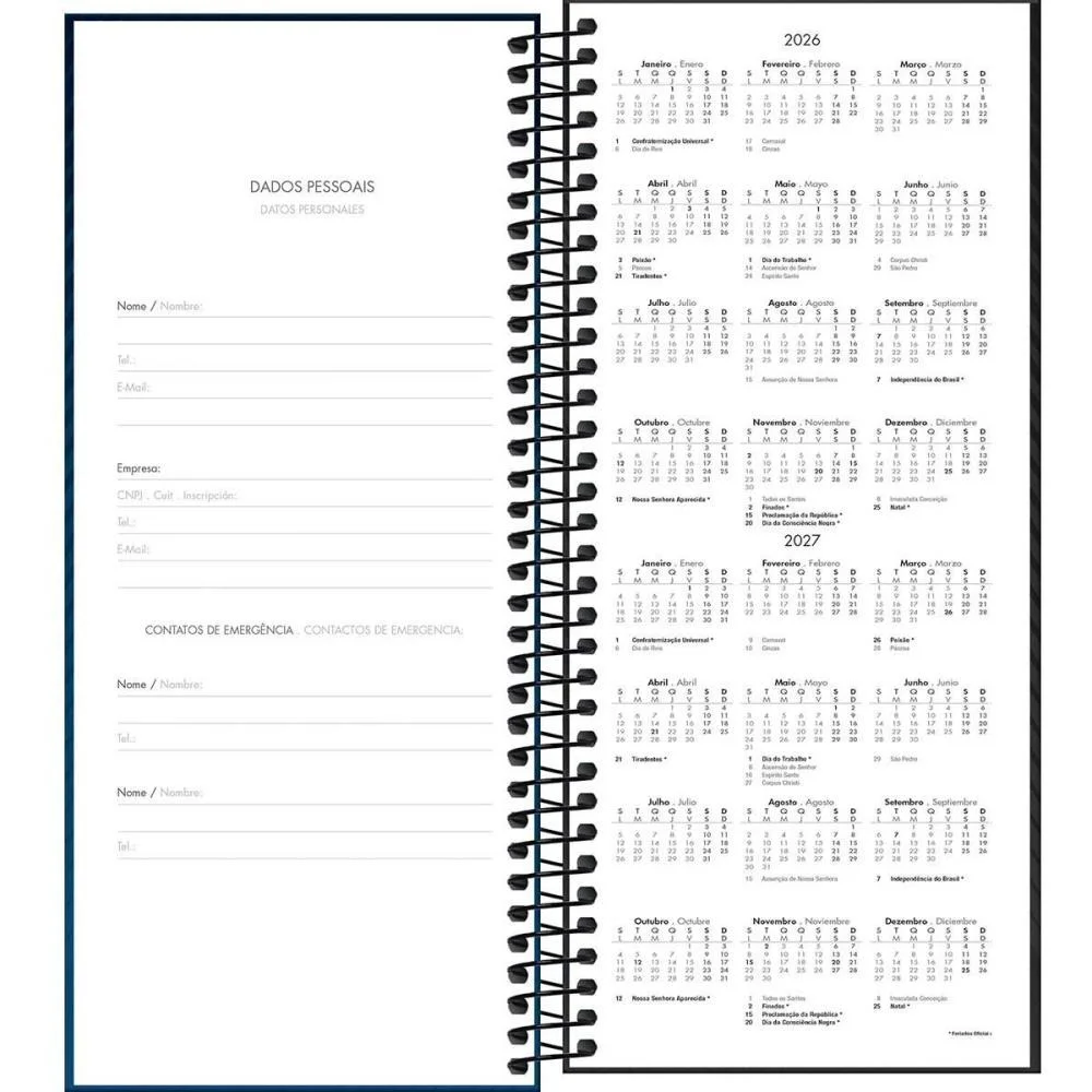 AGENDA 2026 COM. IDEALE ESP 208FLS 119X275 TILIBRA (PCT.C/05) - imagem 5