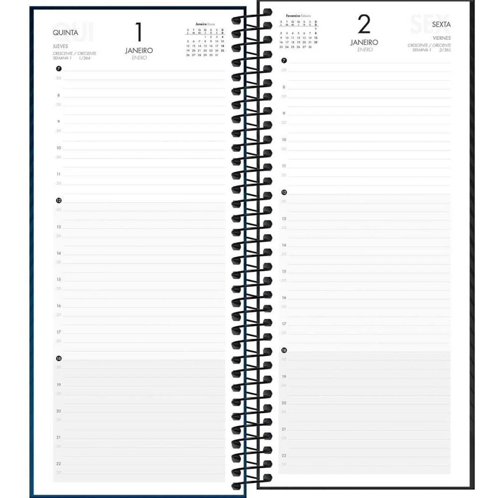 AGENDA 2026 COM. IDEALE ESP 208FLS 119X275 TILIBRA (PCT.C/05) - imagem 7