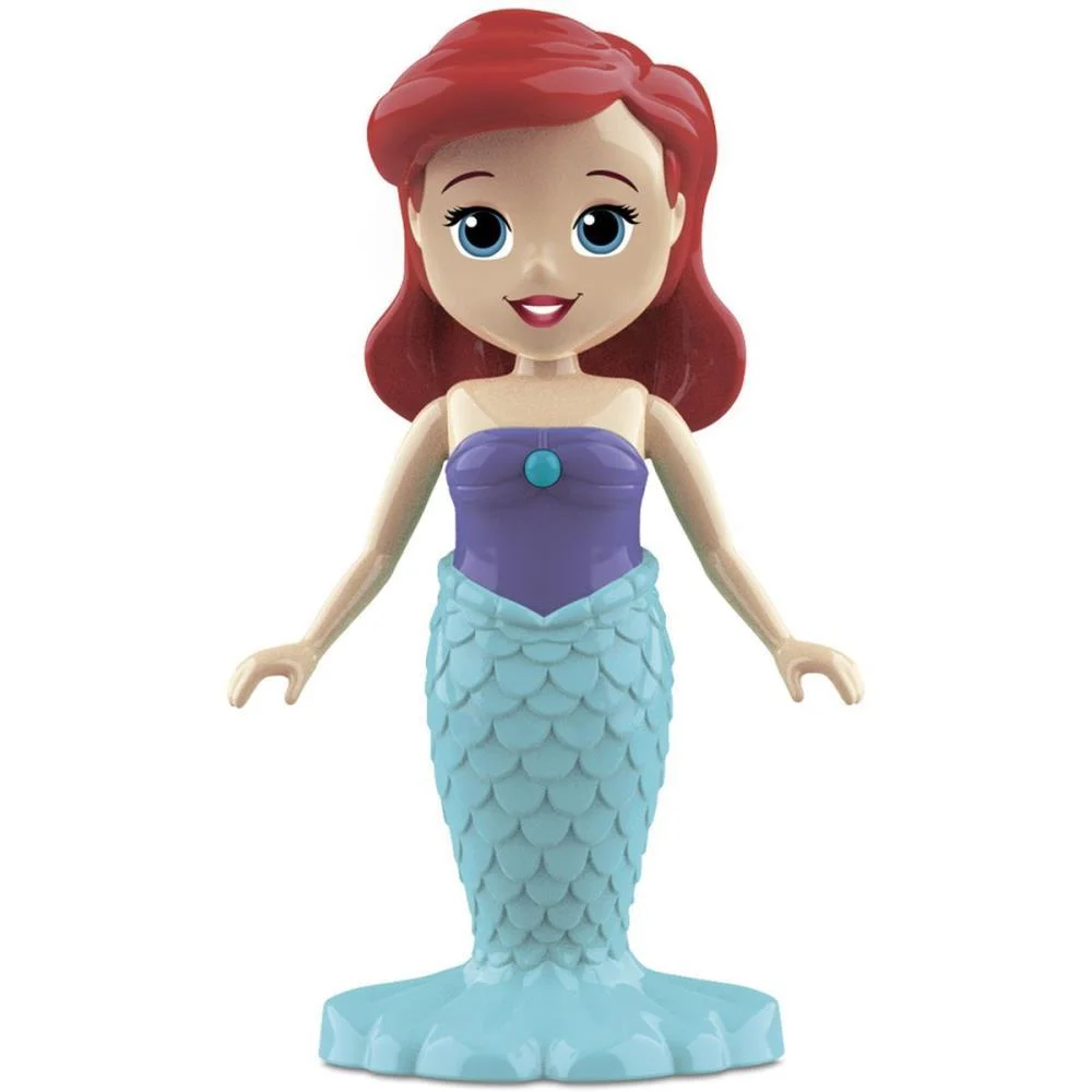 BONECA COM MECANISMO PRINCESA ARIEL 20CM ELKA (UNIDADE) - imagem 4