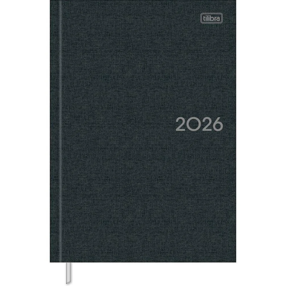AGENDA 2026 MILANO PRETA COST 176F 134X192 TILIBRA (PCT.C/04) - imagem 2