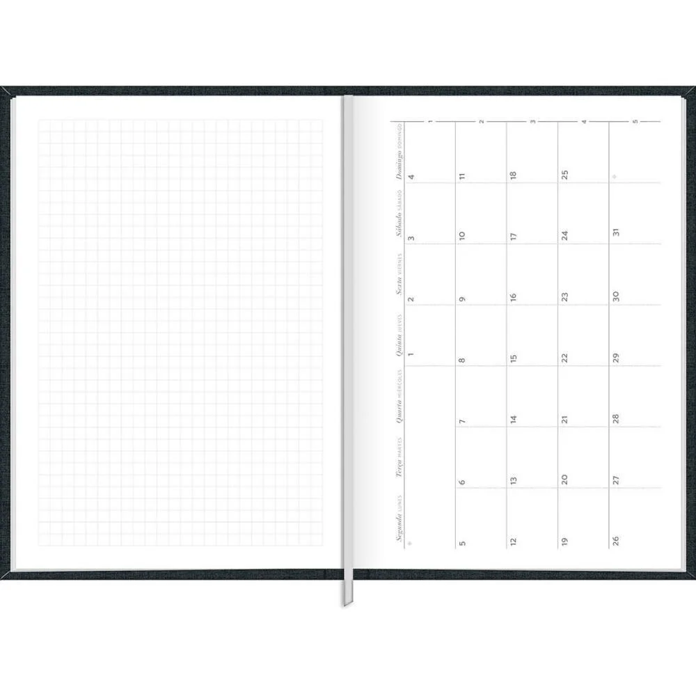 AGENDA 2026 MILANO PRETA COST 176F 134X192 TILIBRA (PCT.C/04) - imagem 4