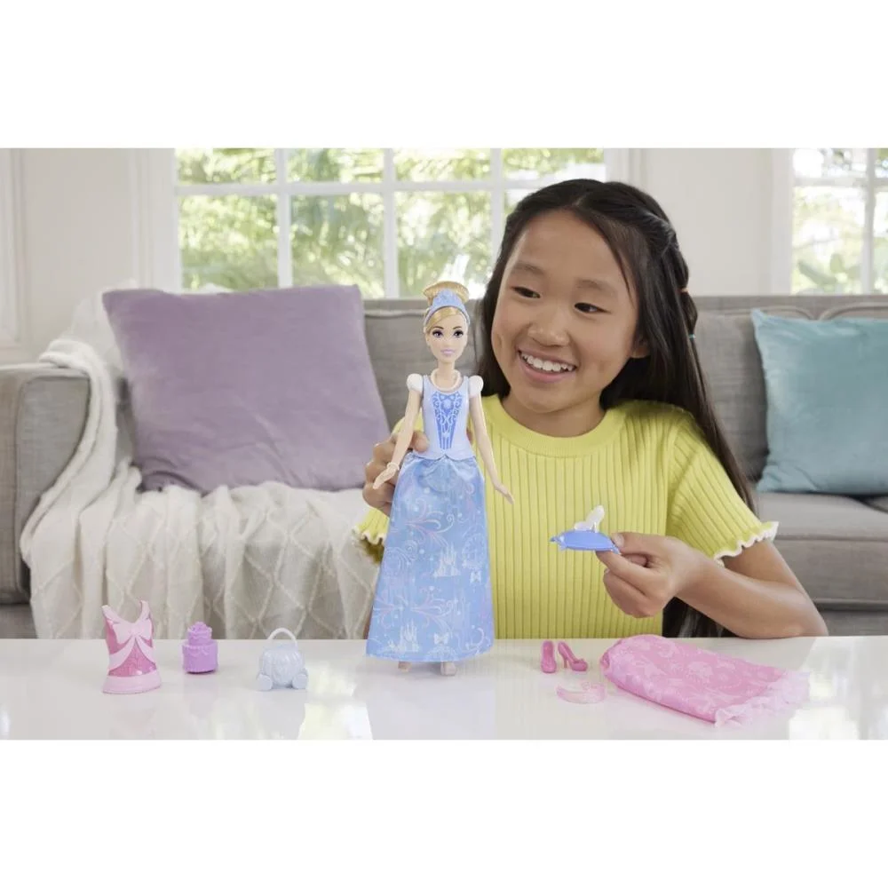 BONECA DISNEY PRINCESA CINDERELA FASHIO 2EM1 MATTEL (UNIDADE) - imagem 9