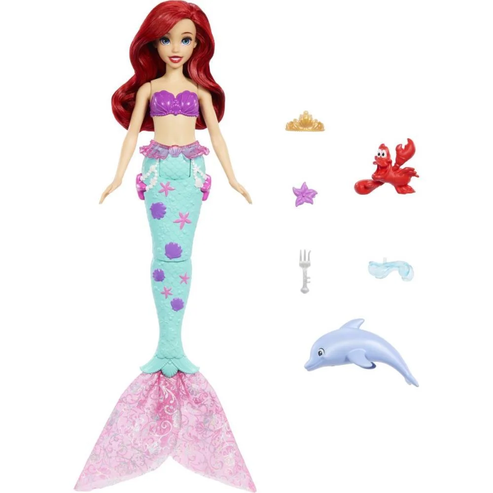 BONECA DISNEY PRINCESA ARIEL COM PET MATTEL (UNIDADE) - imagem 4
