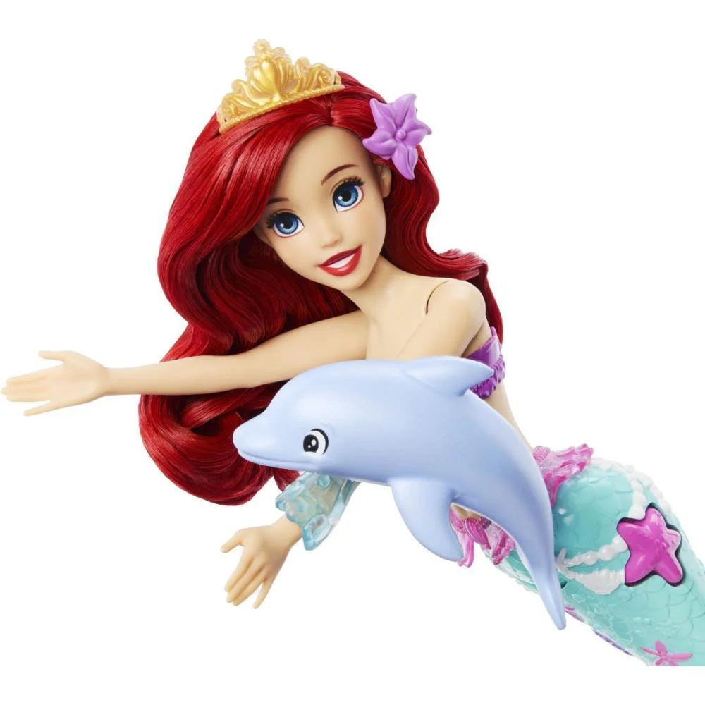 BONECA DISNEY PRINCESA ARIEL COM PET MATTEL (UNIDADE) - imagem 5