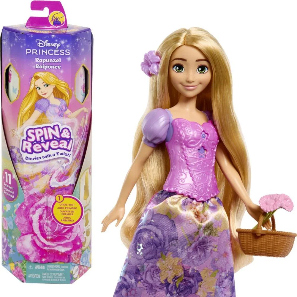 BONECA DISNEY PRINCESA RAPUNZEL SPIN E REVEA MATTEL (UNIDADE) - imagem 4