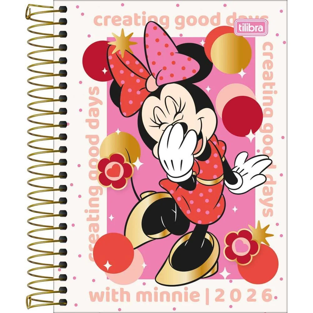 AGENDA 2026 MINNIE CD ESP 176FLS 117X164MM TILIBRA (PCT.C/05) - imagem 4