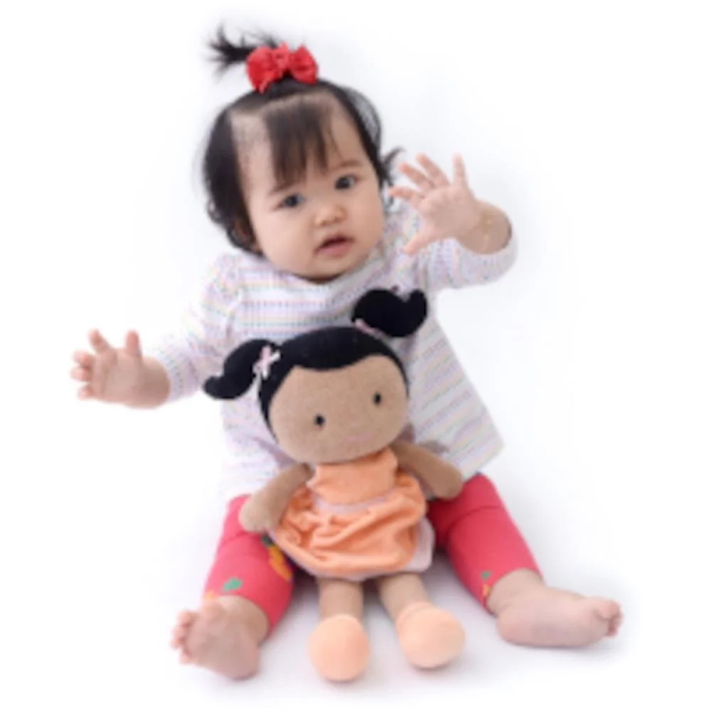 BONECA DE PELUCIA JUJU NEGRA 35CM ZIP (UNIDADE) - imagem 4