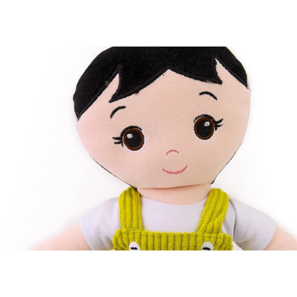 BONECA DE PELUCIA GISELE VESTIDO VERDE 35CM ZIP (UNIDADE) - imagem 4