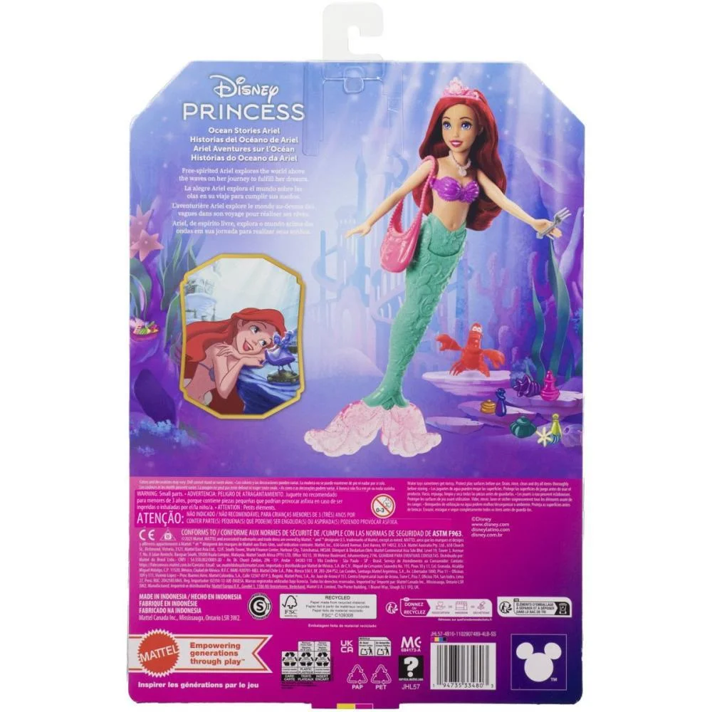 BONECA DISNEY PRINCESAS C/ACES.SURPRESA (S) MATTEL (UNIDADE) - imagem 16
