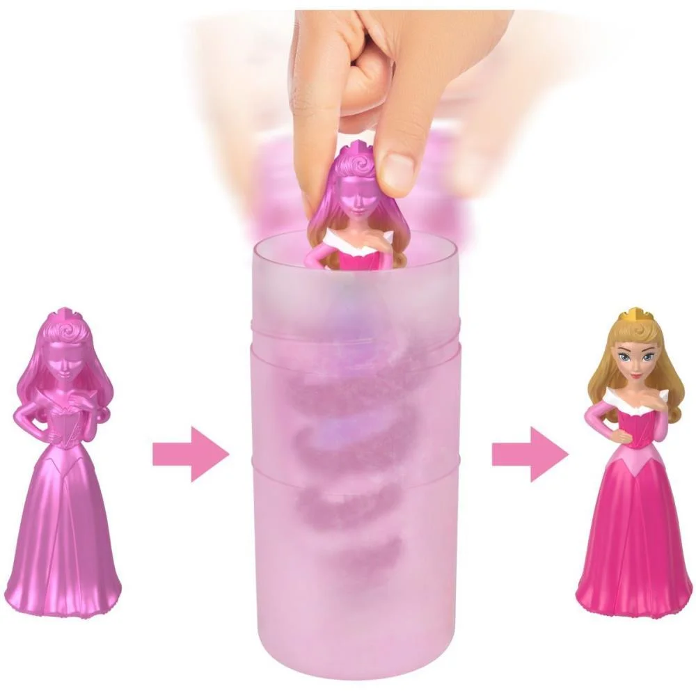 BONECA DISNEY PRINCESA MINI COLOR REVEAL S2 MATTEL (UNIDADE) - imagem 5